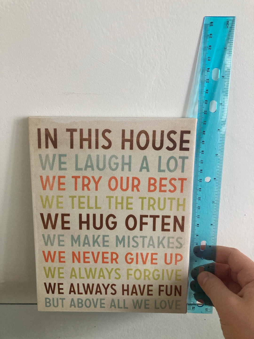In This House Wall Art Canvas - photo 2
