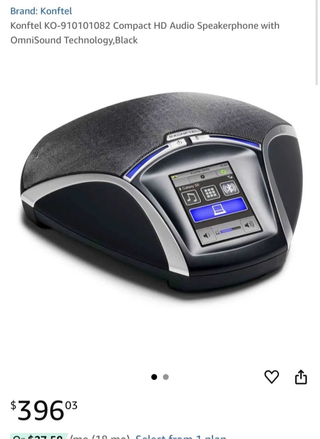 Konftel KO-910101082 Compact HD Audio Speakerphone - photo 2