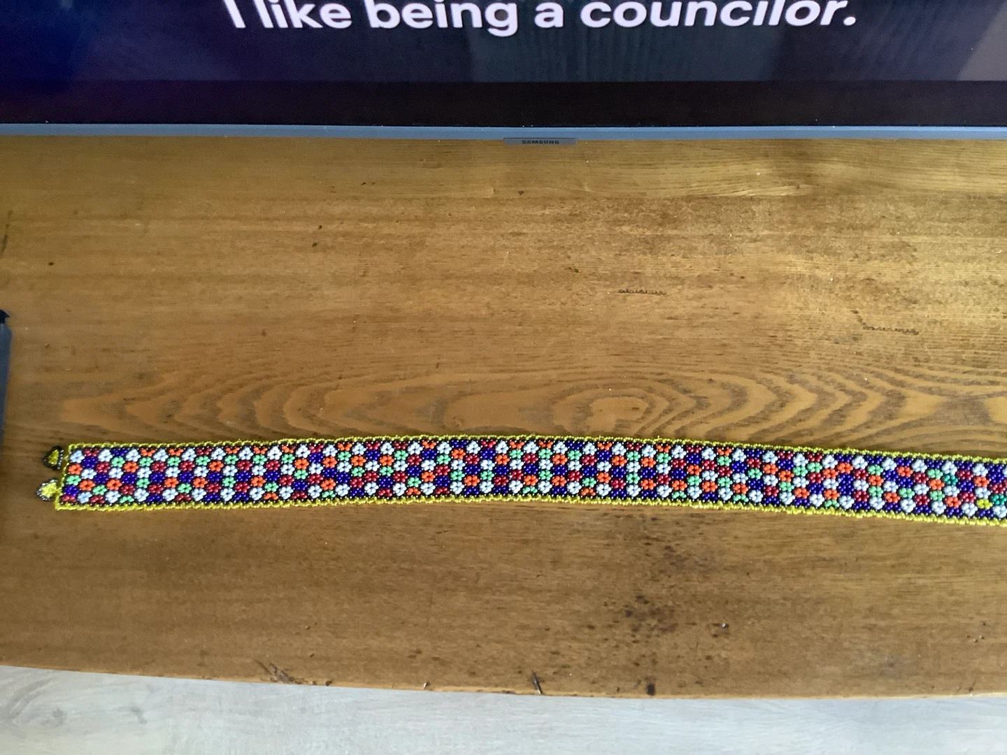 Hand Crafted Traditional/Artisanal Beaded Belt 🐞