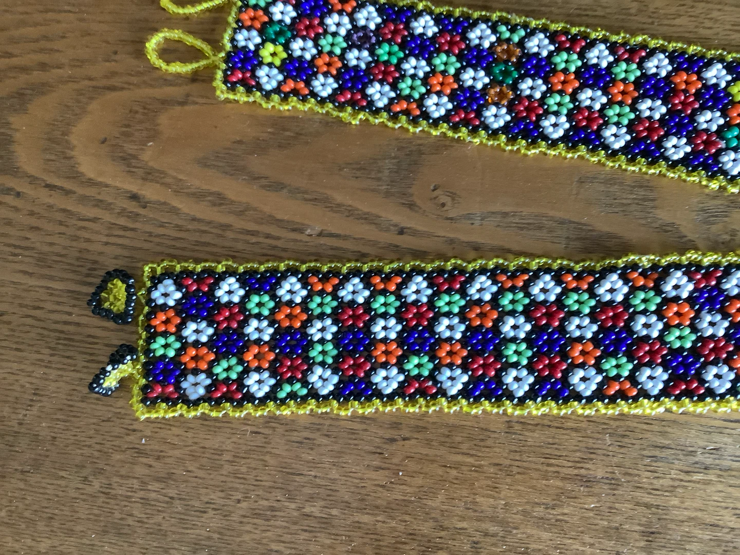 Hand Crafted Traditional/Artisanal Beaded Belt 🐞 - photo 2