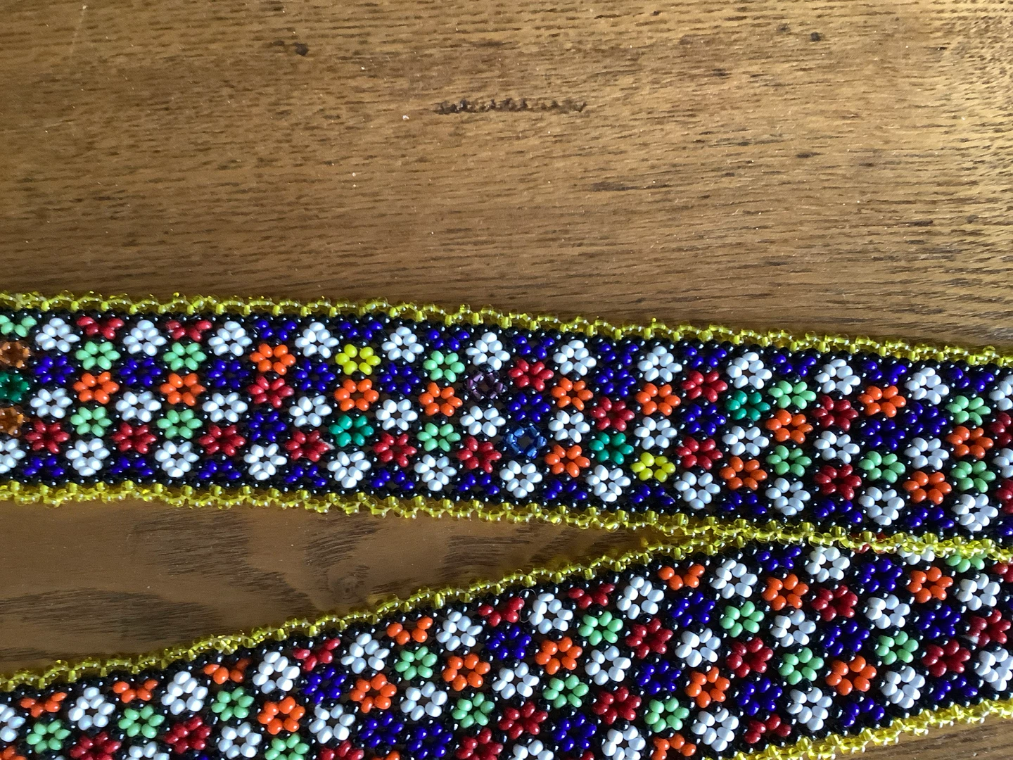 Hand Crafted Traditional/Artisanal Beaded Belt 🐞 - photo 3