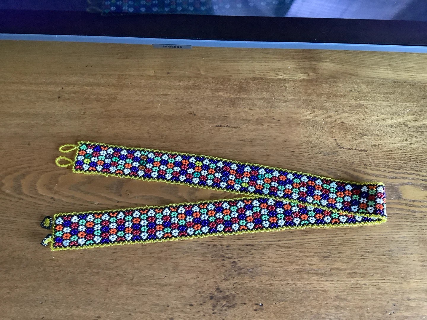 Hand Crafted Traditional/Artisanal Beaded Belt 🐞 - photo 4