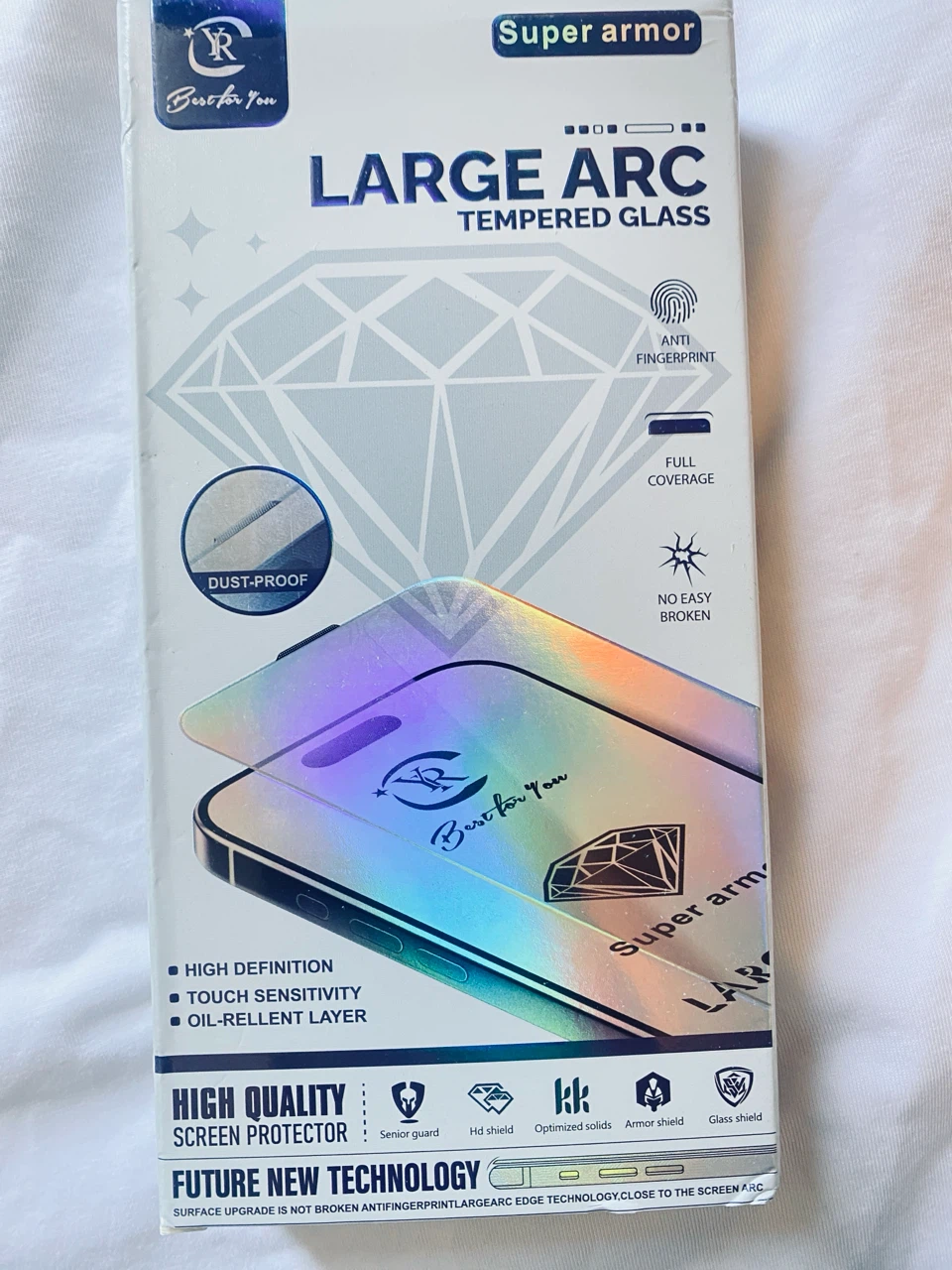 Tempered glass and privacy screen protector