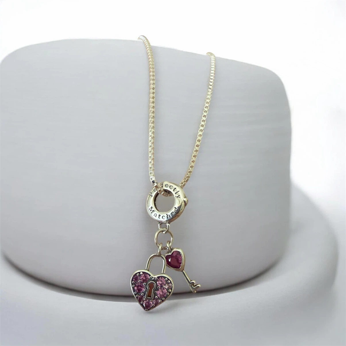 Padlock & Key Necklace