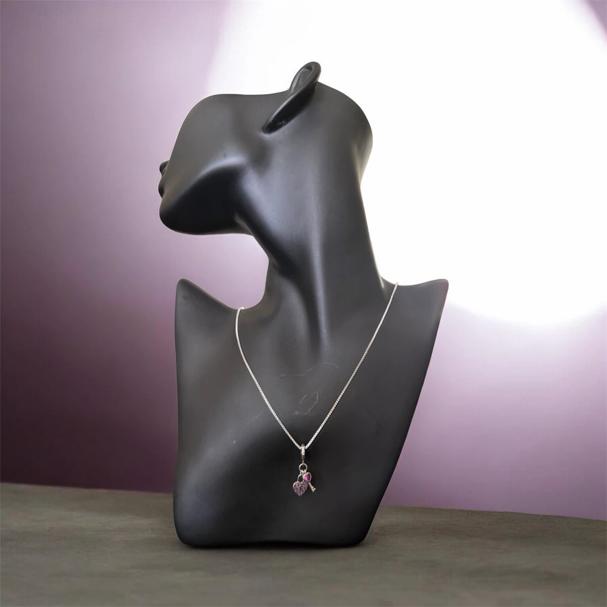 Padlock & Key Necklace - photo 2