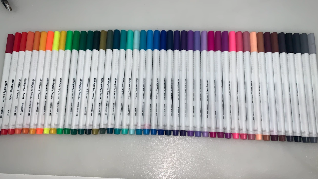 Kingart Studio Fine line color pen
