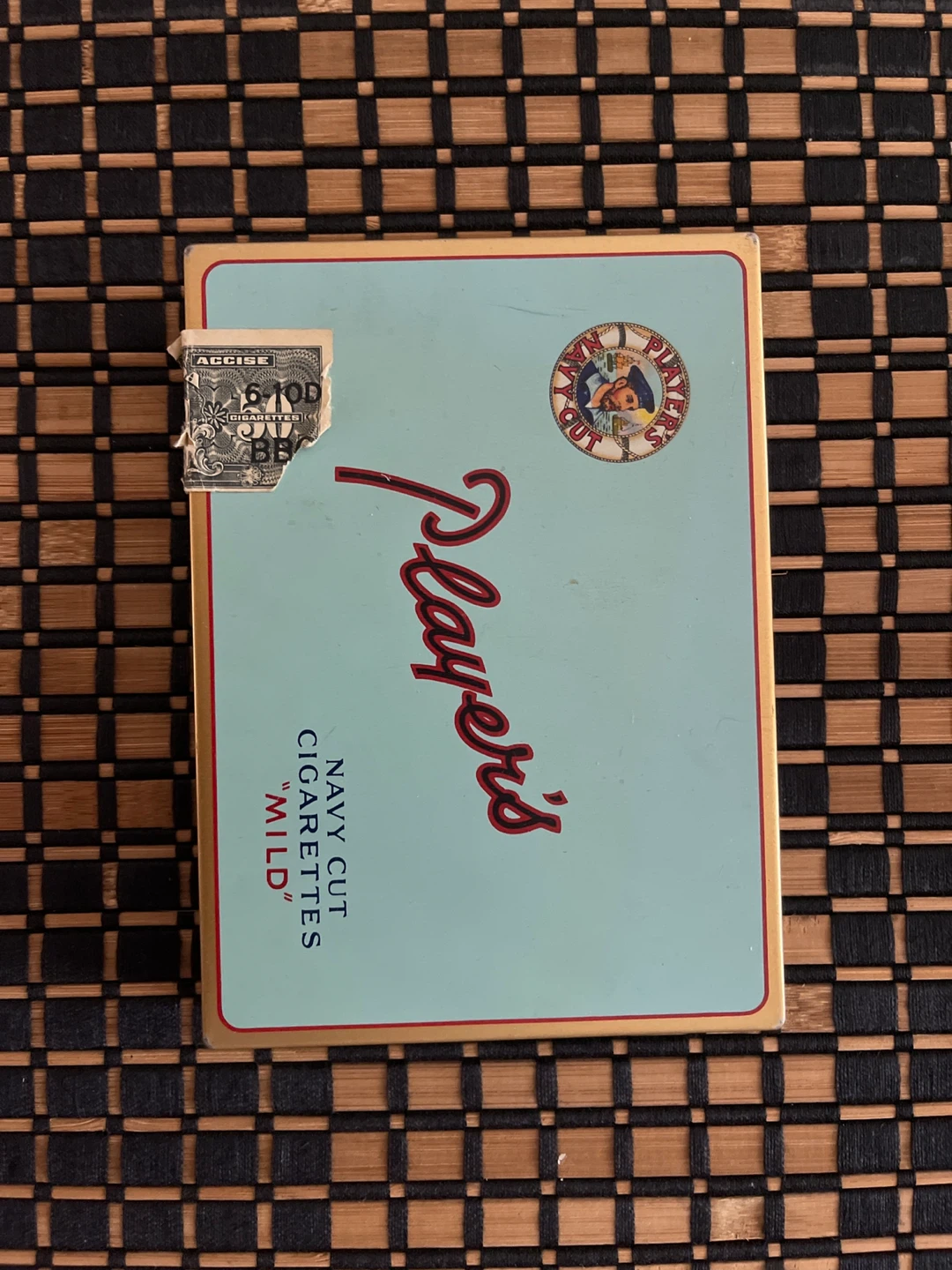Players Navy Cut "Mild" Cigarettes Tin
