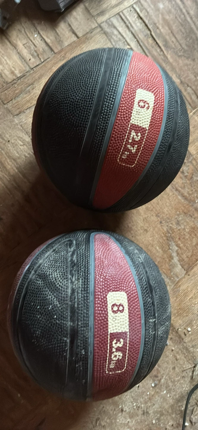 Medicine Balls (6 lb and 8 lb)