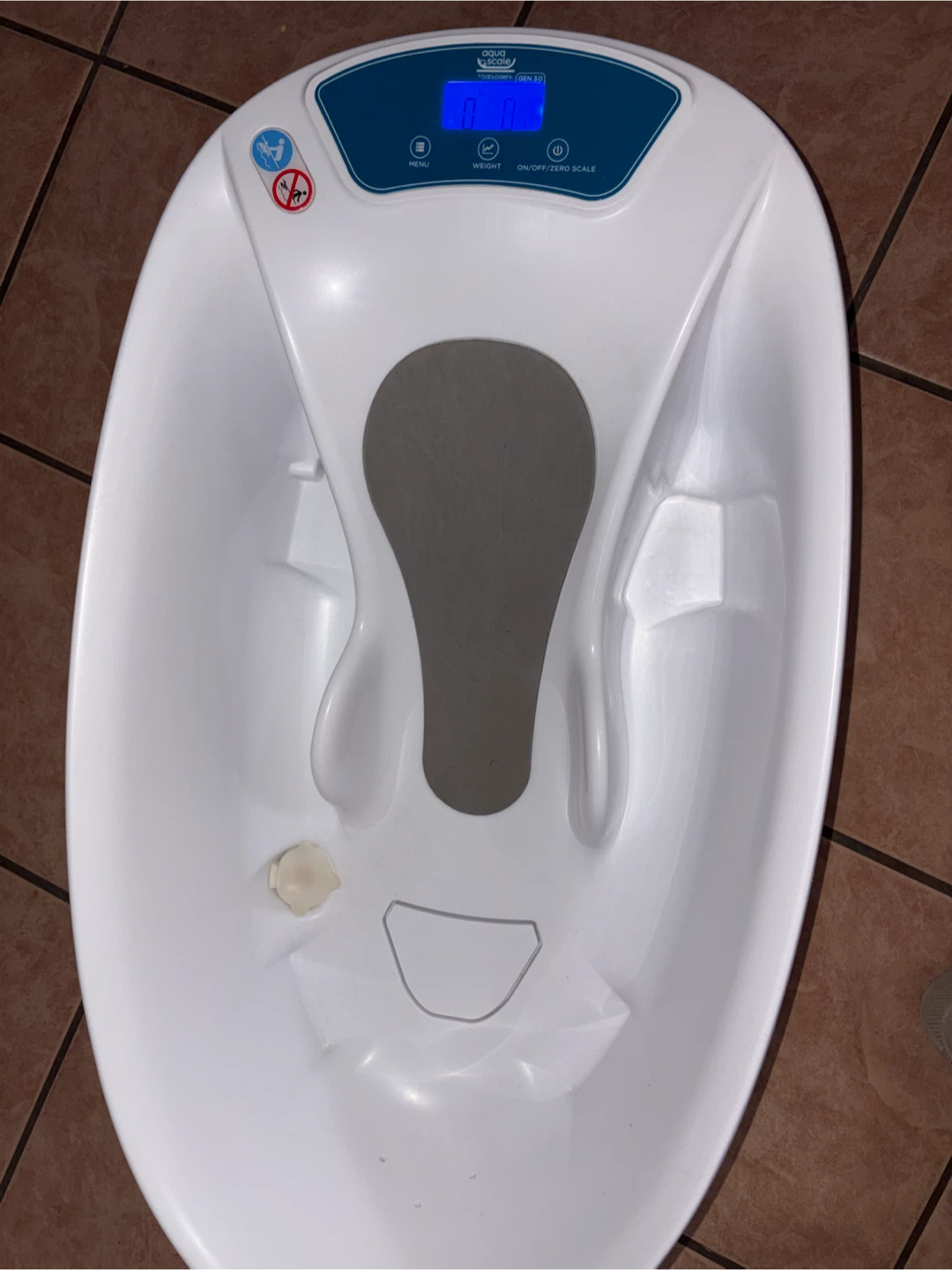 Aqua Scale Baby Bath Scale + Water Thermometer
