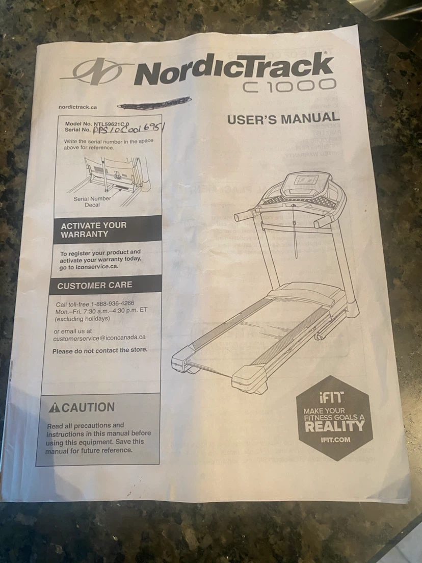NordicTrack C 1000 Treadmill with iFit Compatibility - photo 4