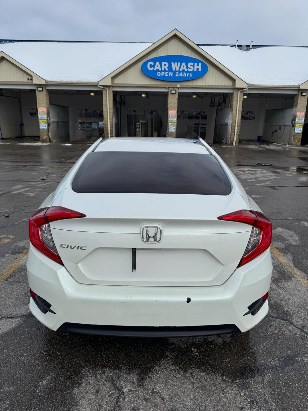 White Honda Civic Sedan - photo 3