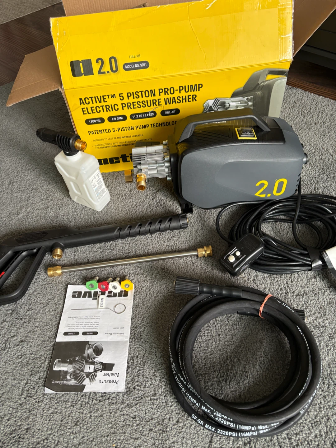 Active 2.0 Electric Pressure Washer