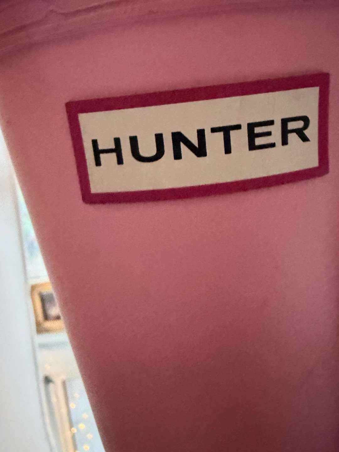 Hunter Pink Rubber Rain Boots - photo 3