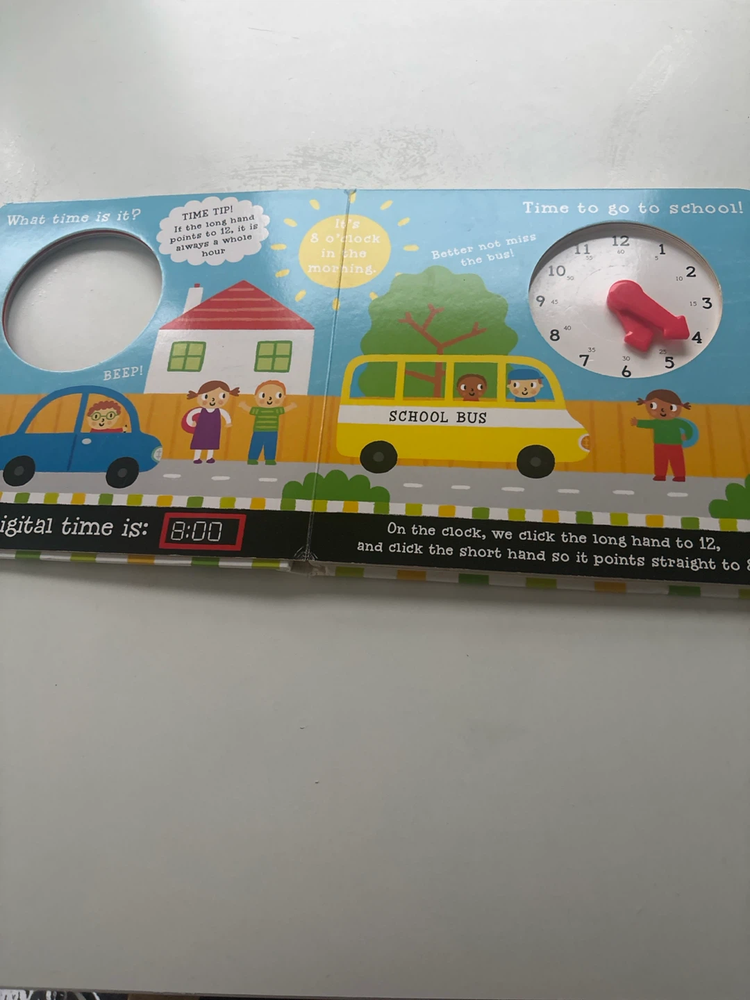Click Clack Clock! Children's Interactive Clock Book - photo 2