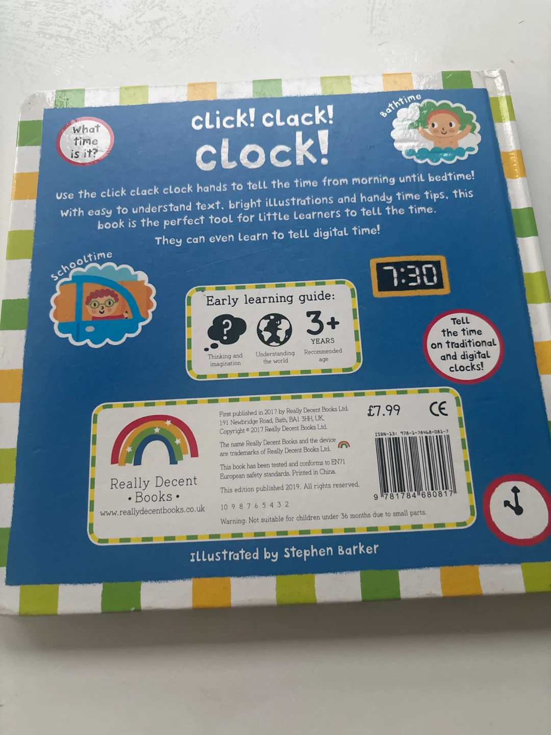 Click Clack Clock! Children's Interactive Clock Book - photo 3