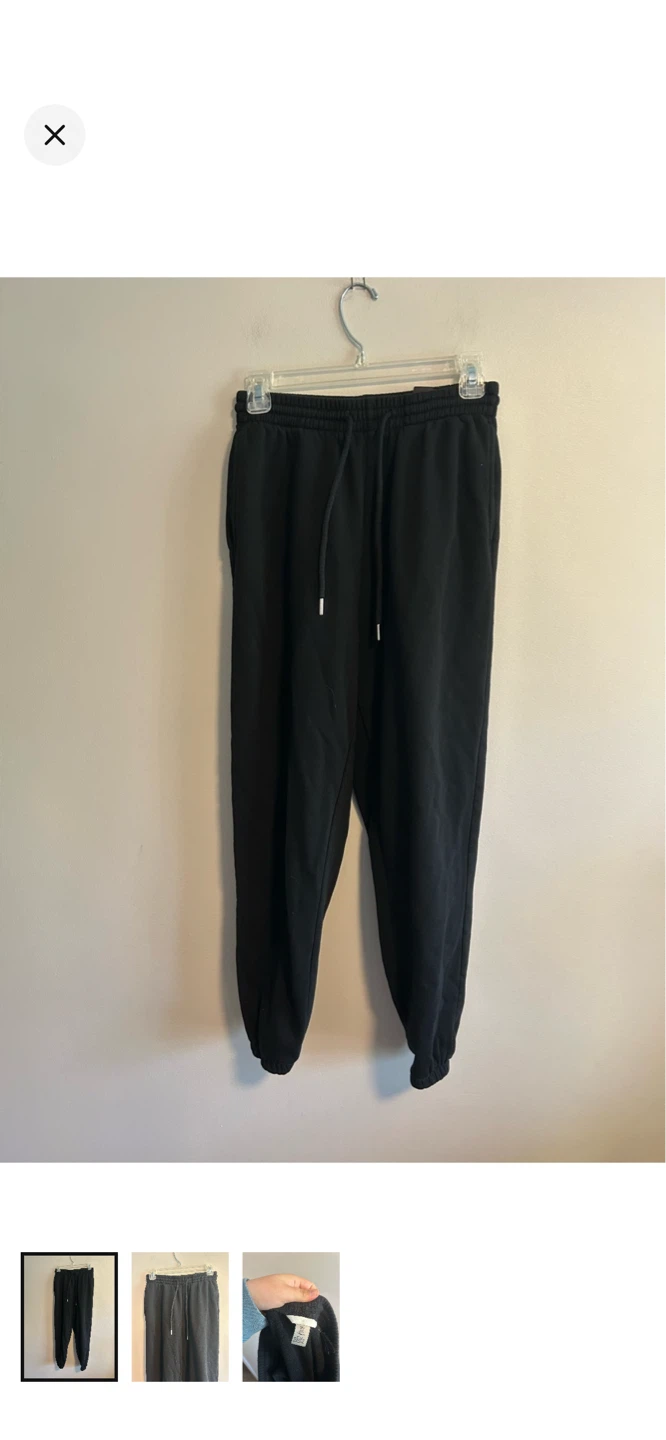 H&M Black Sweatpants