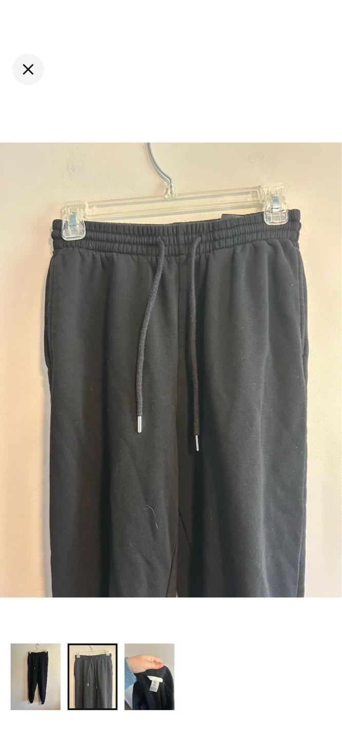H&M Black Sweatpants - photo 2