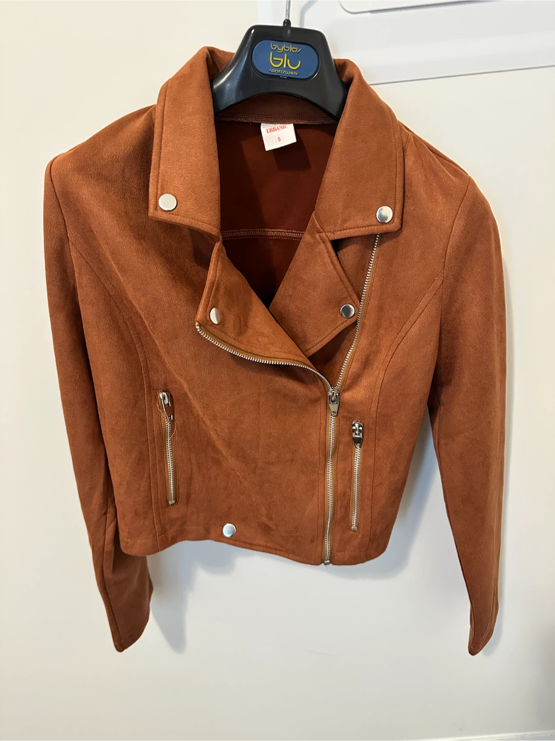Brown Suede Moto Jacket - photo 2