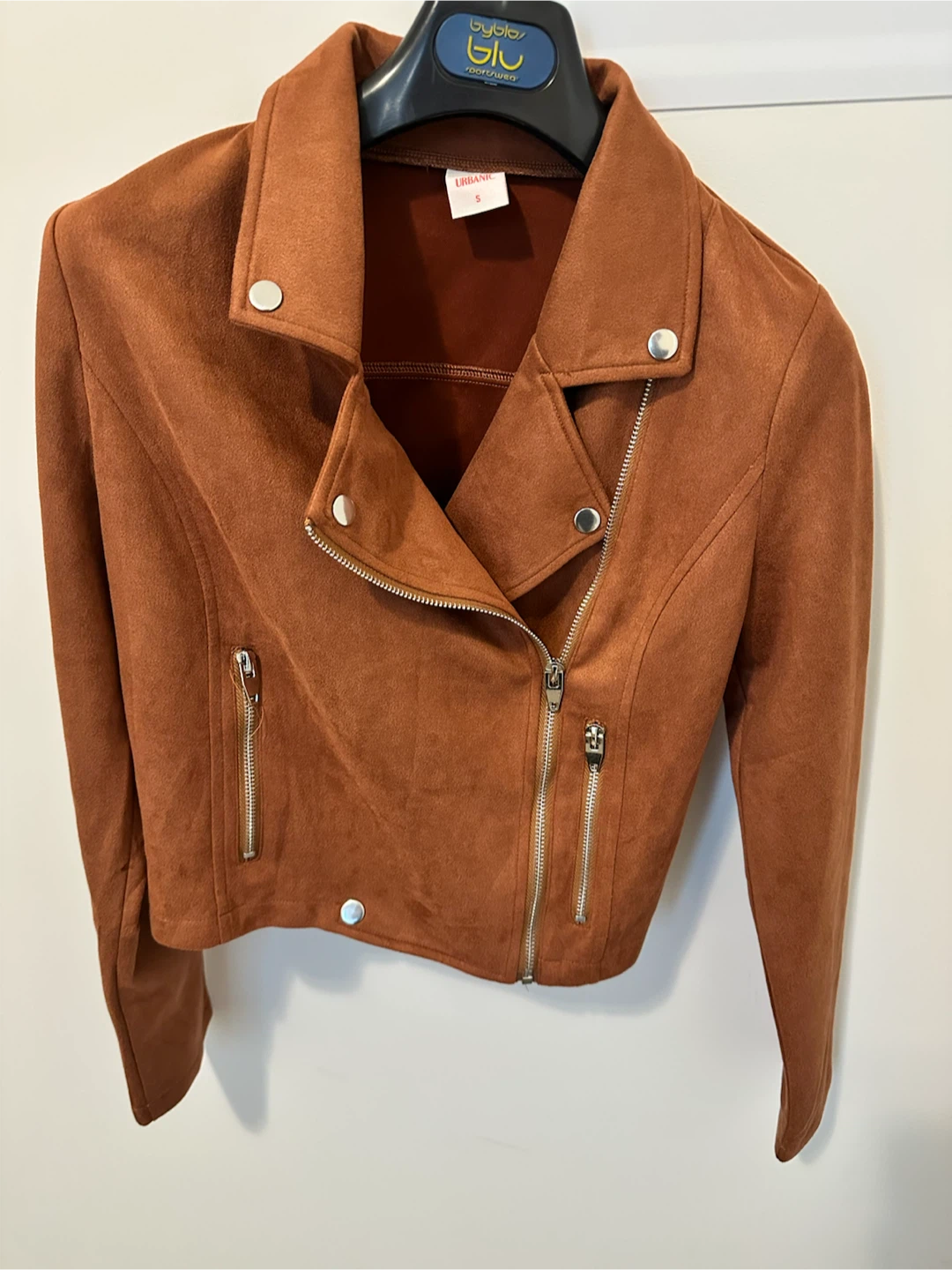 Brown Suede Moto Jacket - photo 3