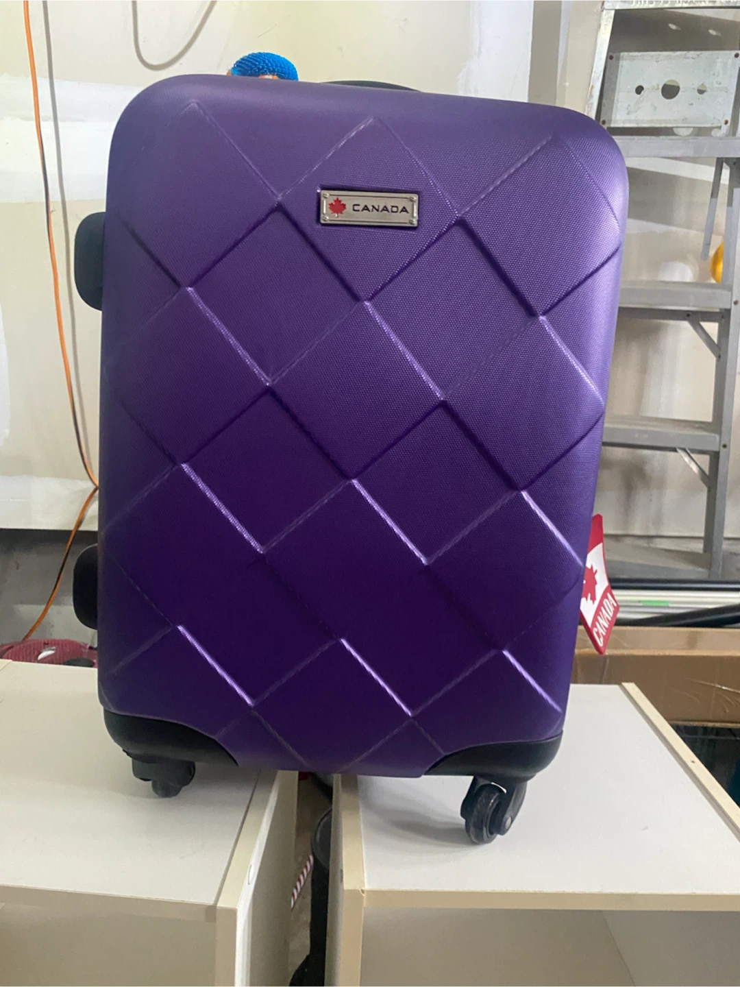 Purple Canada Luggage