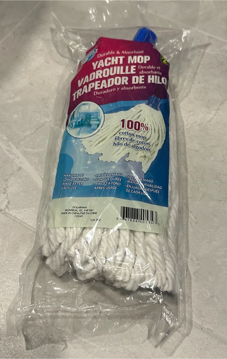 Mop Bucket and Cotton Mop Set - photo 2