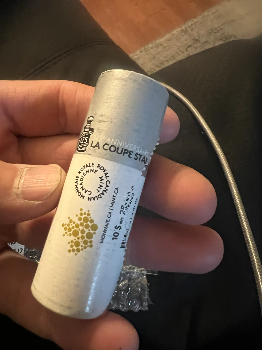 Royal Canadian Mint 125th Anniversary Stanley Cup Coin Roll