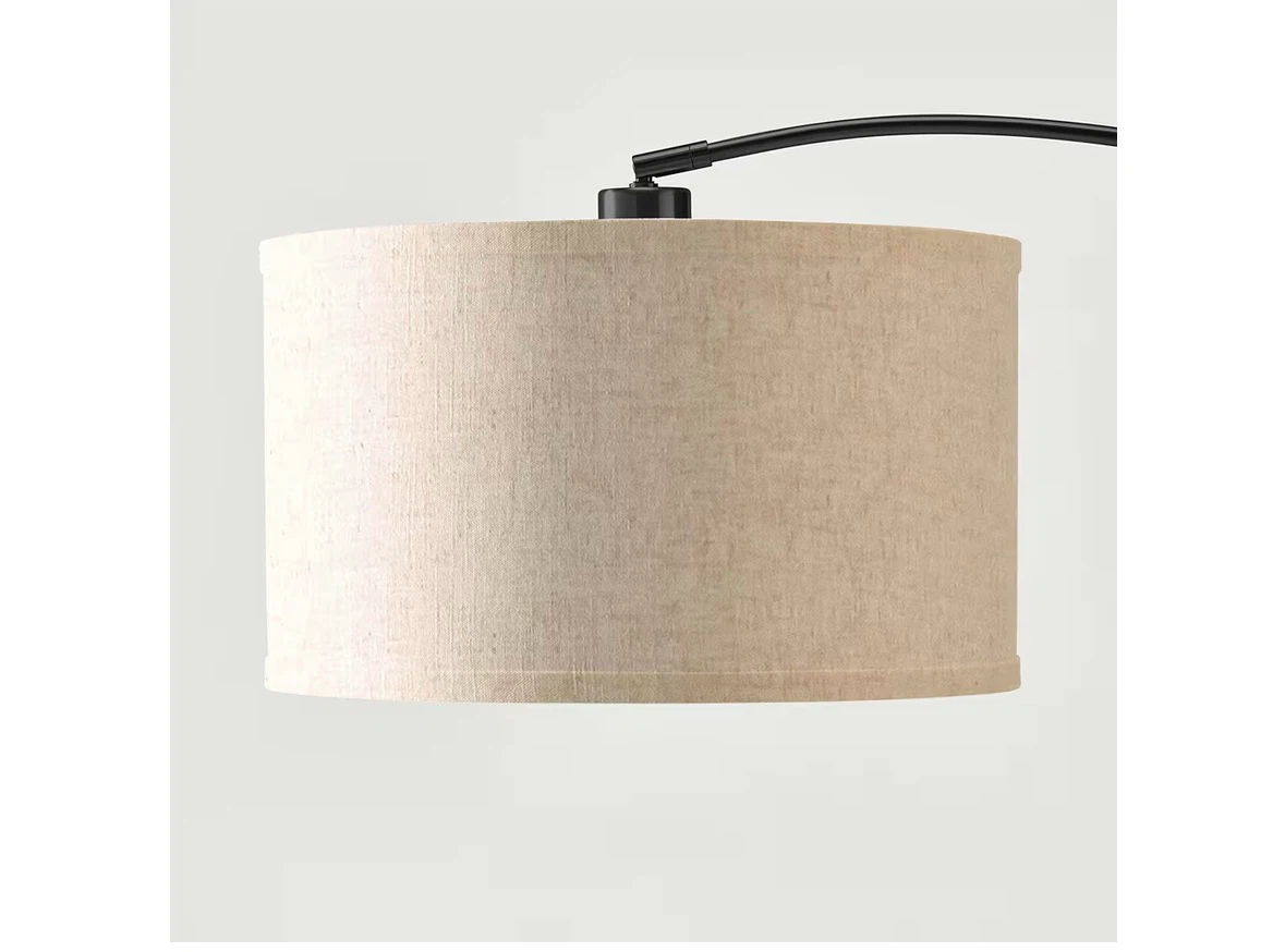 Arc Floor Lamp with Marble Base - photo 3