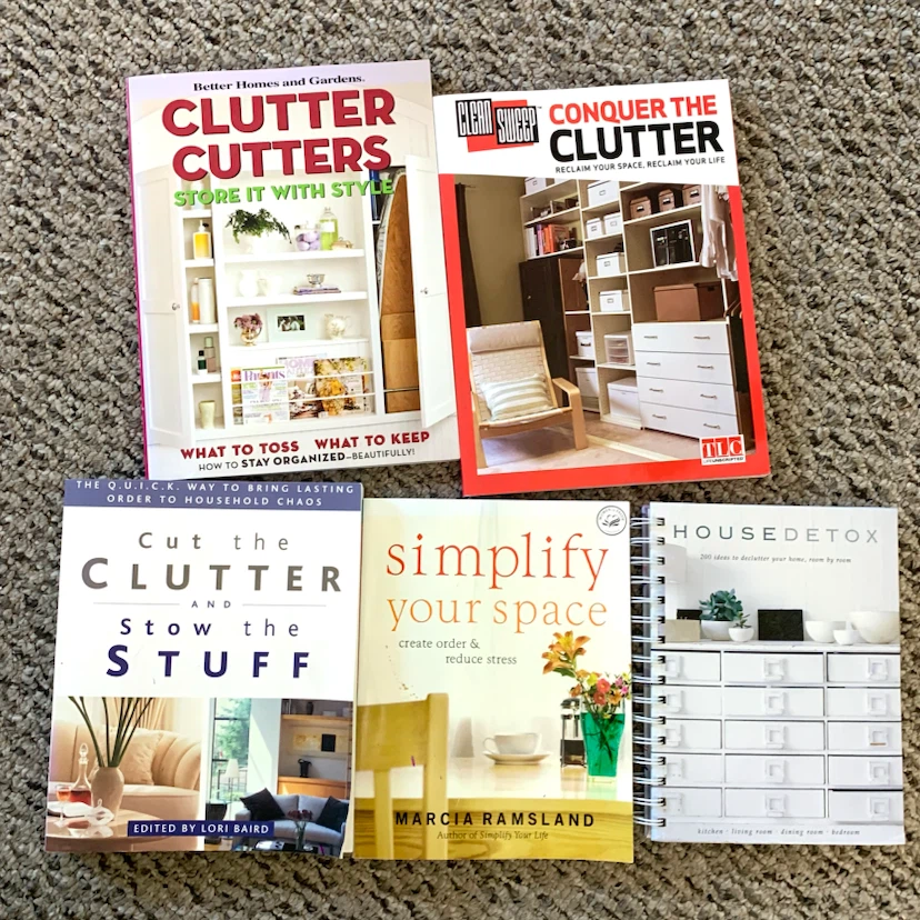 Bundle of 5 Organization and Decluttering Books