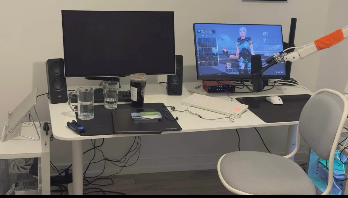 IKEA BEKANT Desk - White 63x31 1/2"