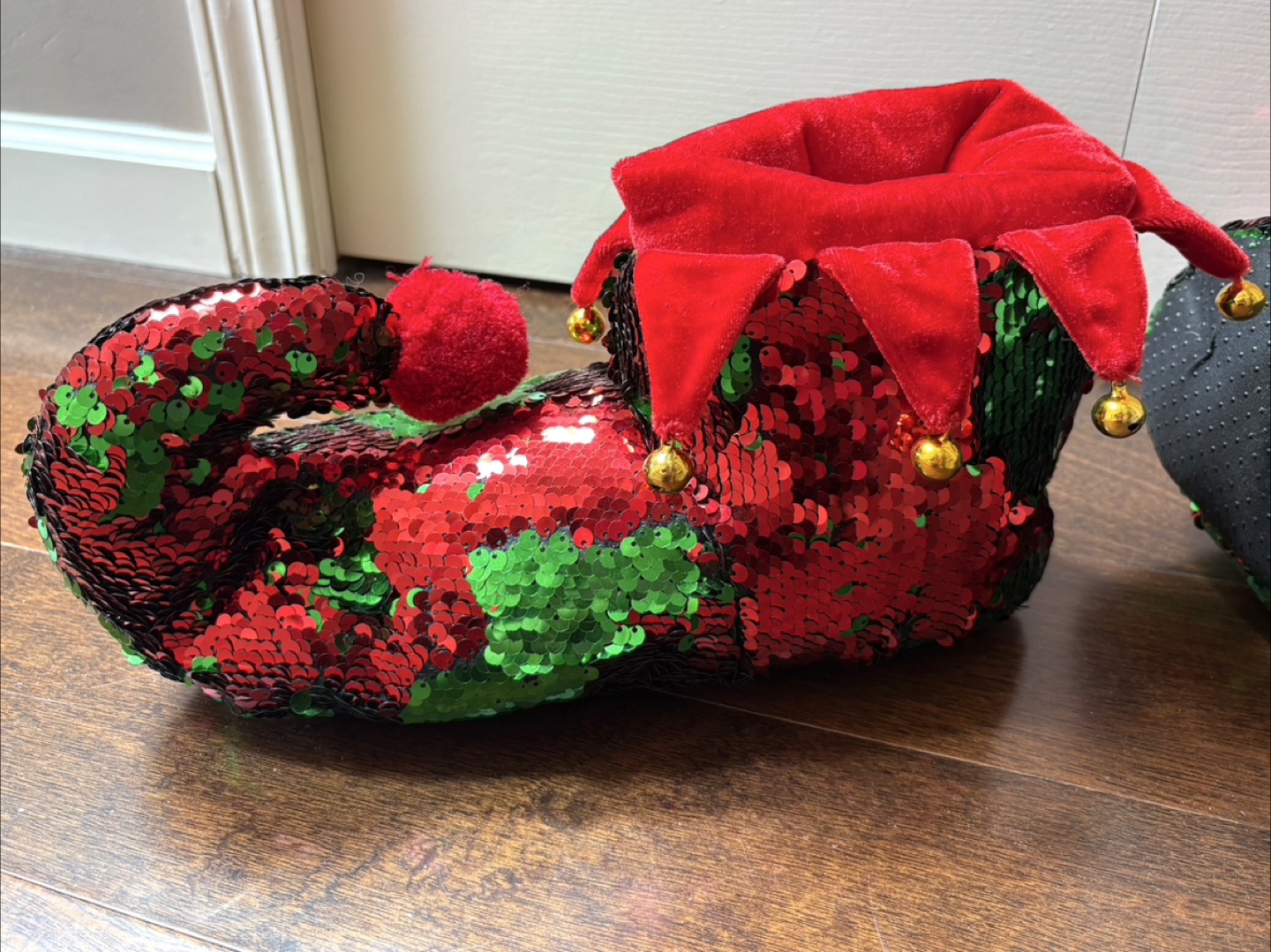 Elf Slippers with Bells and Sequins - photo 3