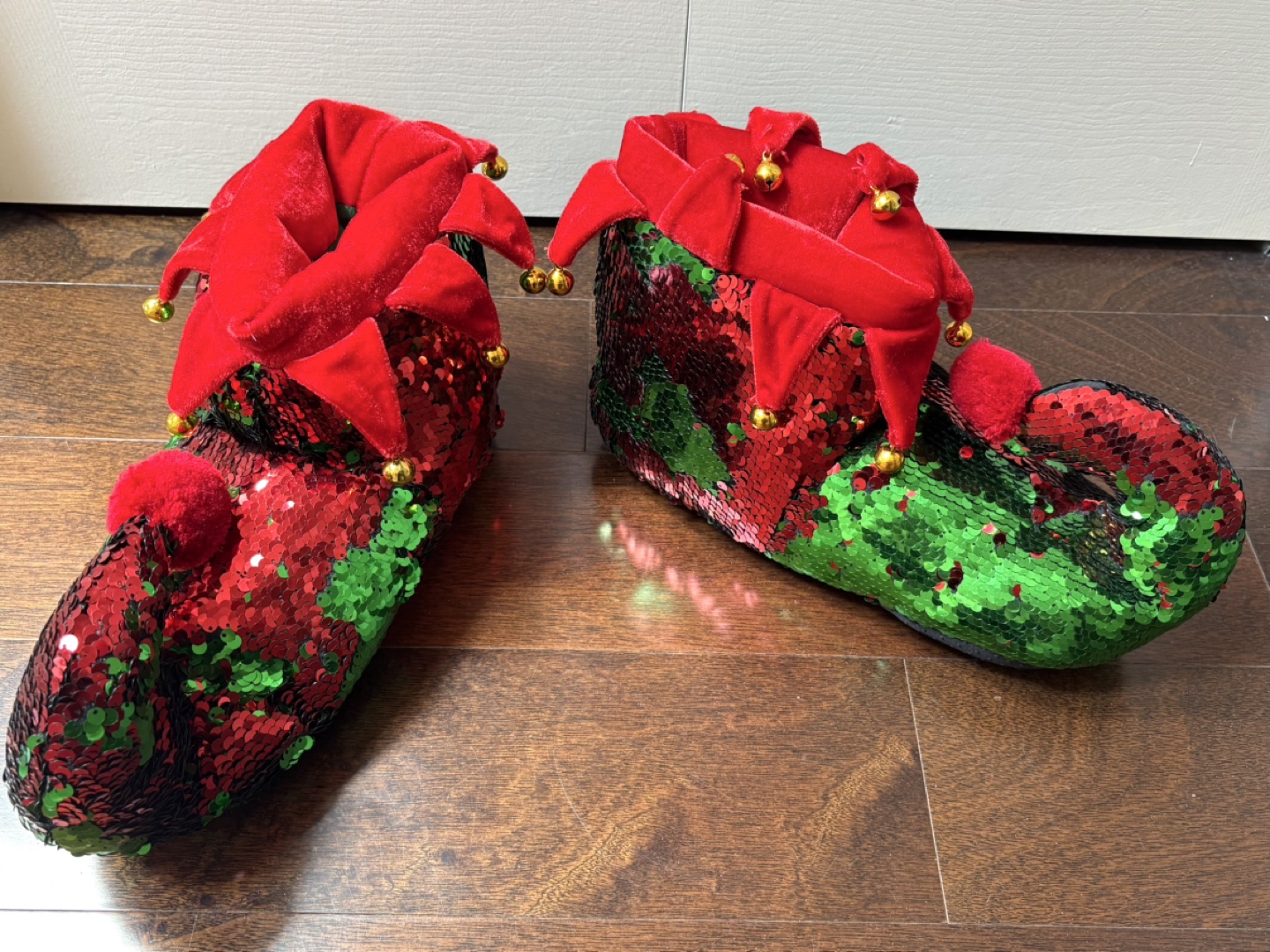 Elf Slippers with Bells and Sequins - photo 5