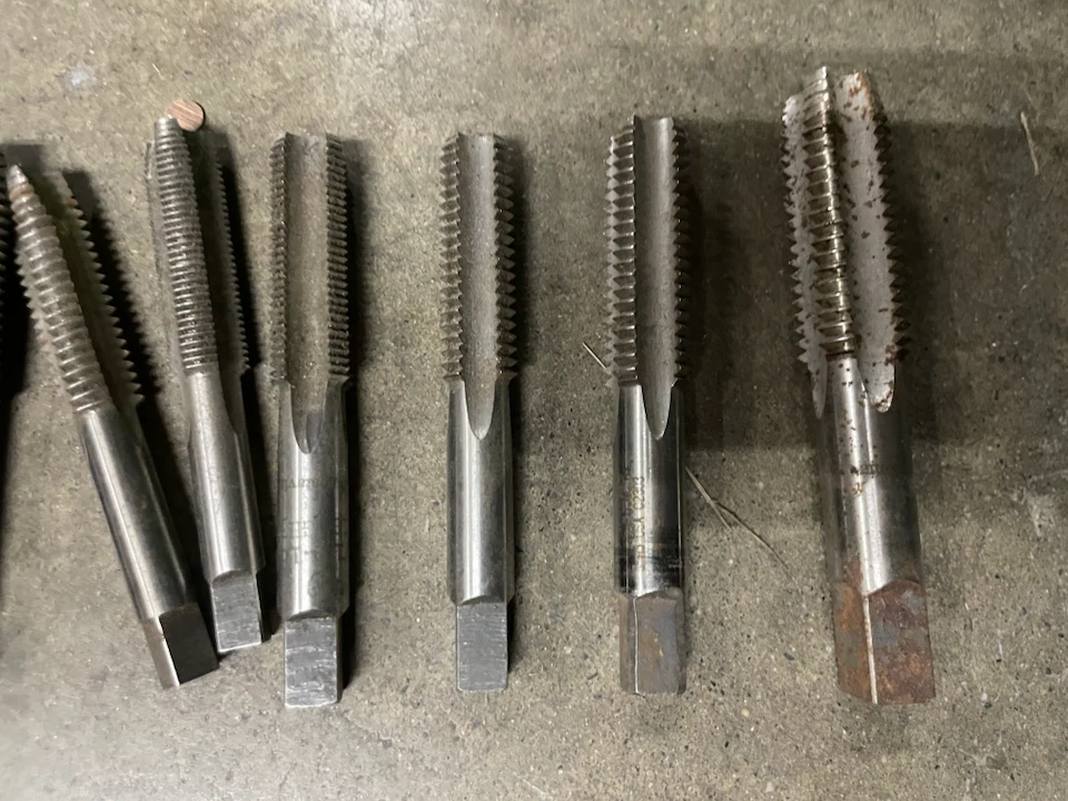 Assorted Metal Taps and Dies Set - photo 2