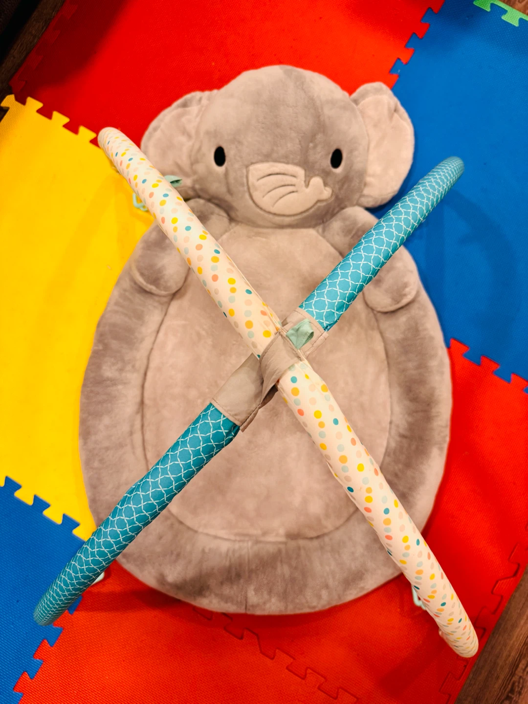 Plush Elephant Baby Play Mat