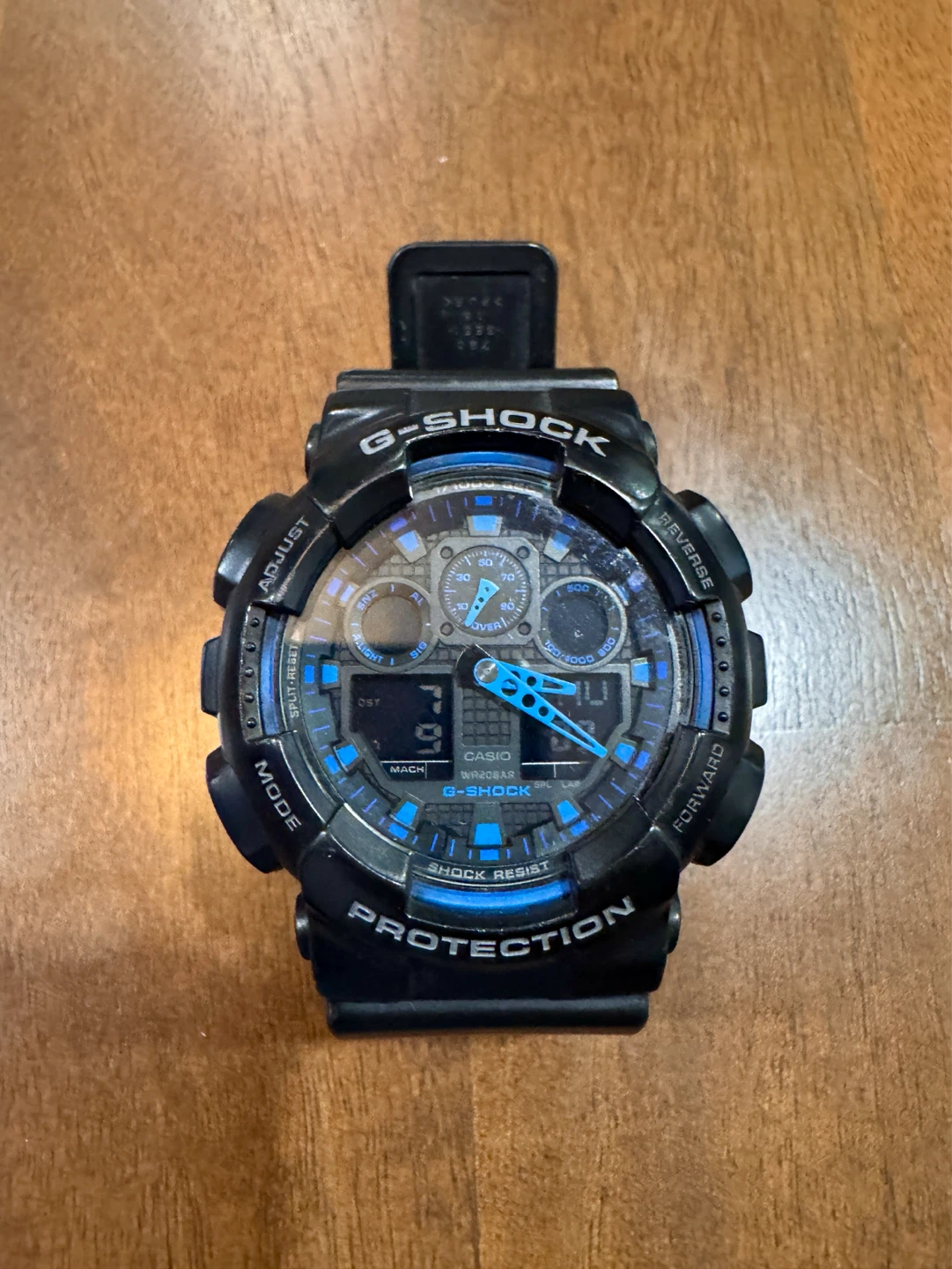Casio G-Shock GA-100 – Black/Blue