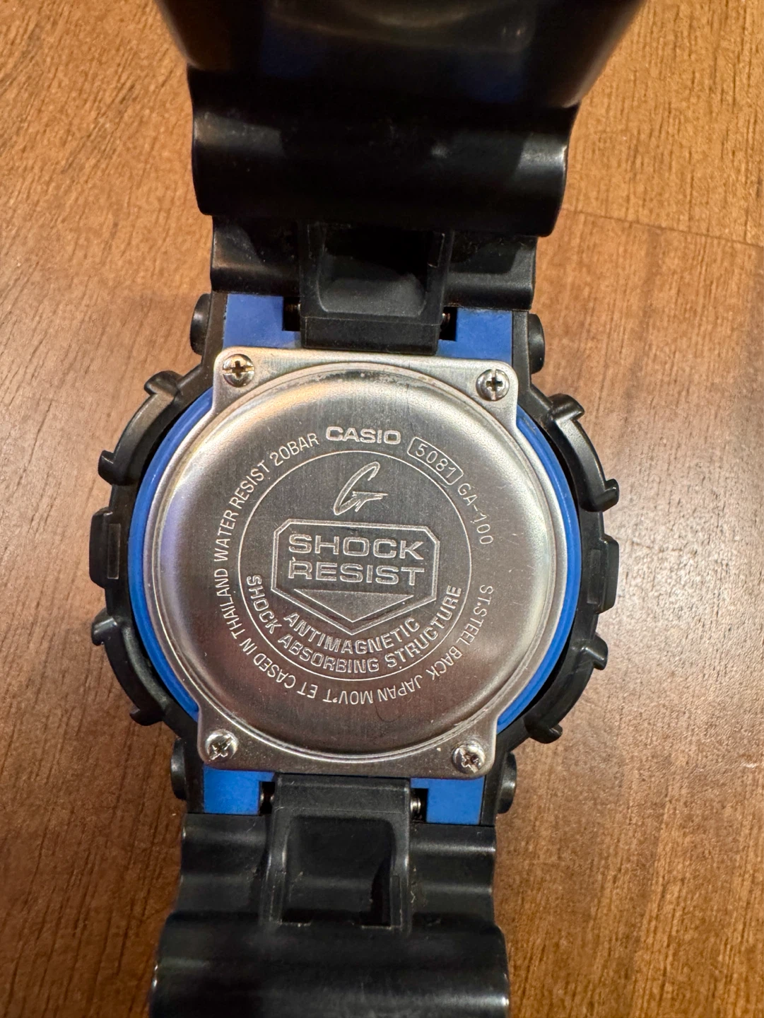 Casio G-Shock GA-100 – Black/Blue - photo 2