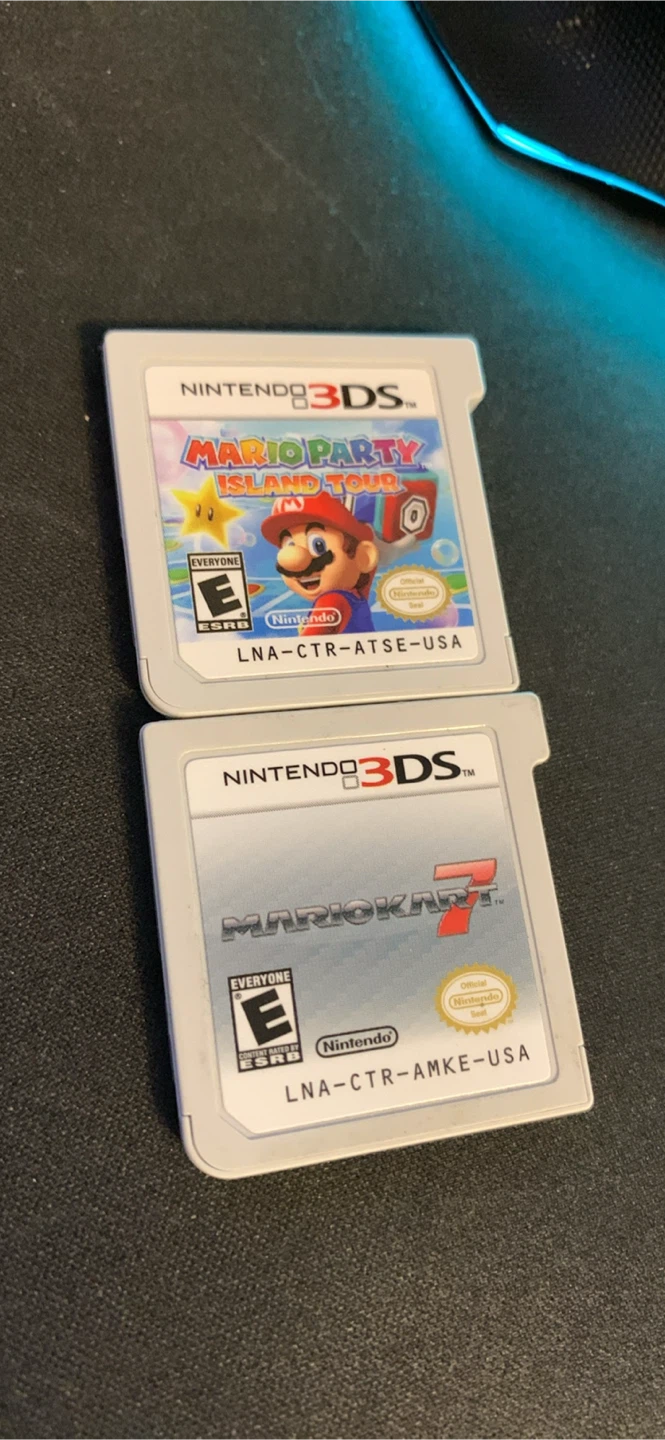 Nintendo 3DS Mario Party Island Tour & Mario Kart 7 Games