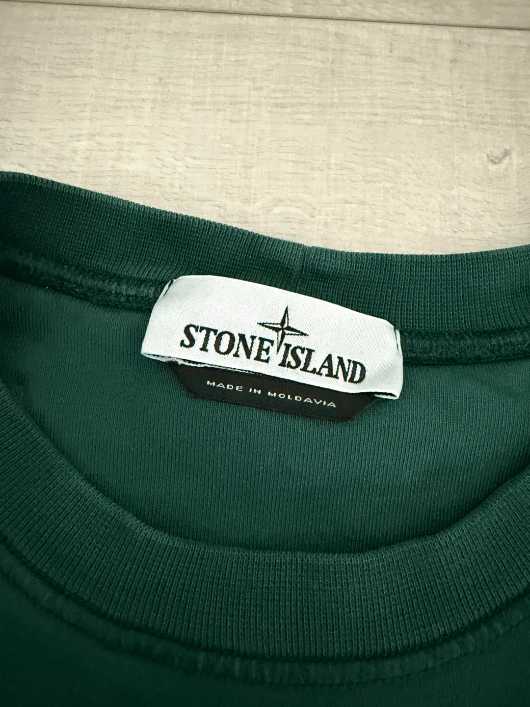 Stone Island Crewneck Sweater - Green - Size M - photo 4
