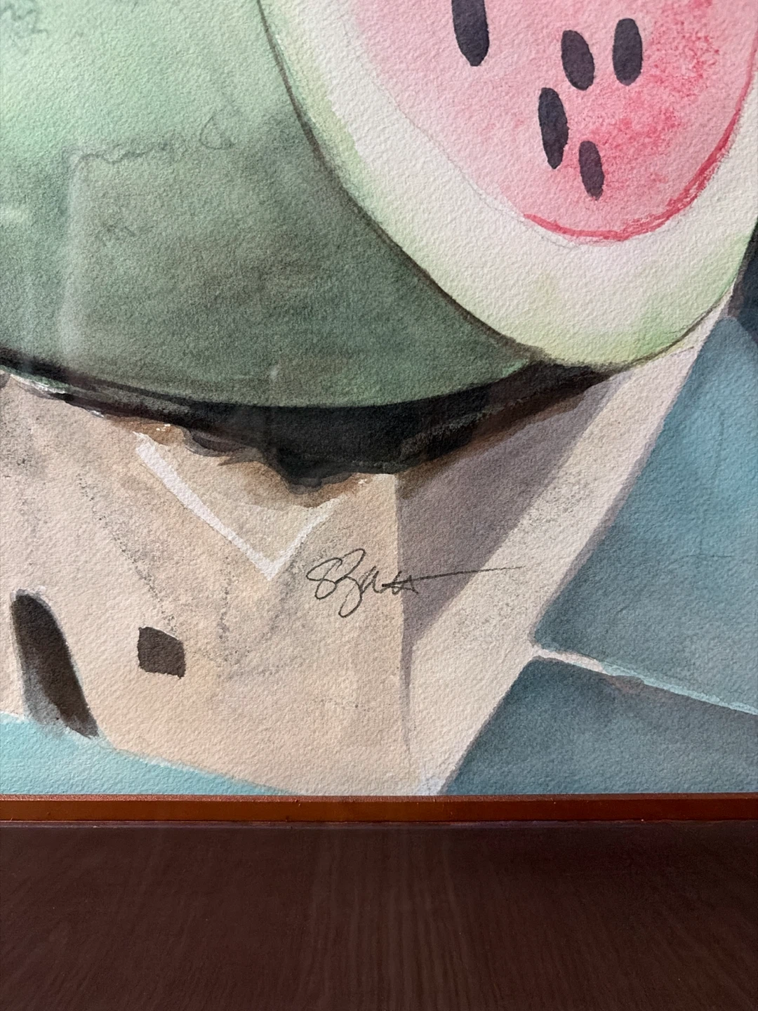 Still Life of Assorted Fruits by the Beach (Signed) - photo 5