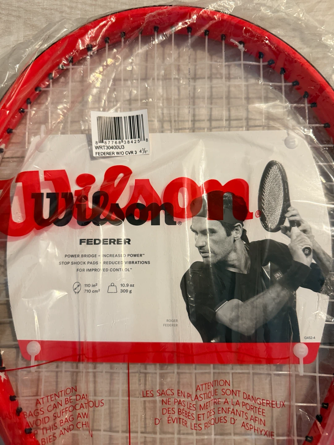 Wilson Federer WRT30400U3 Tennis Racquet - photo 2
