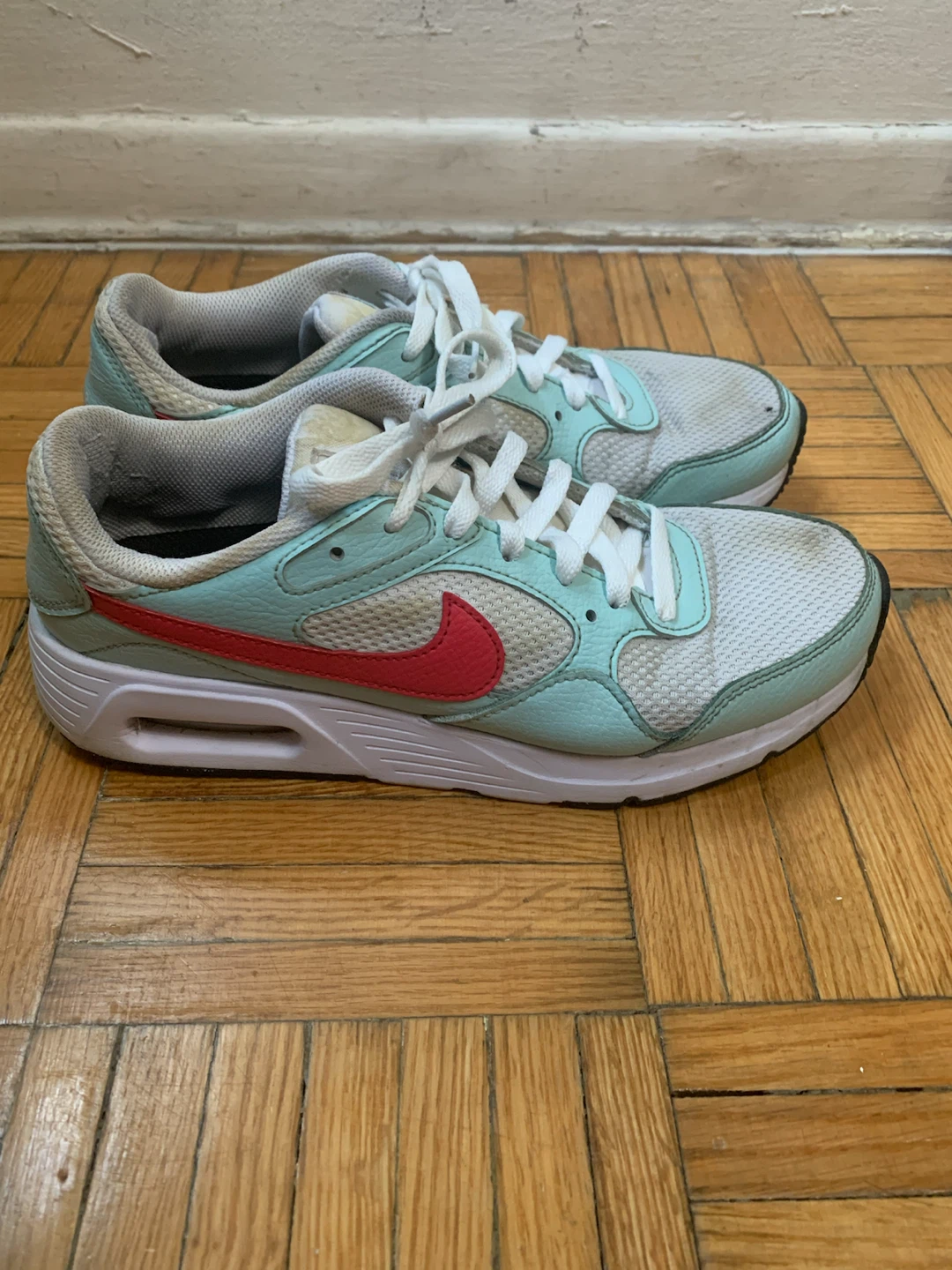 Nike Air Sneakers - Teal and Red - photo 2