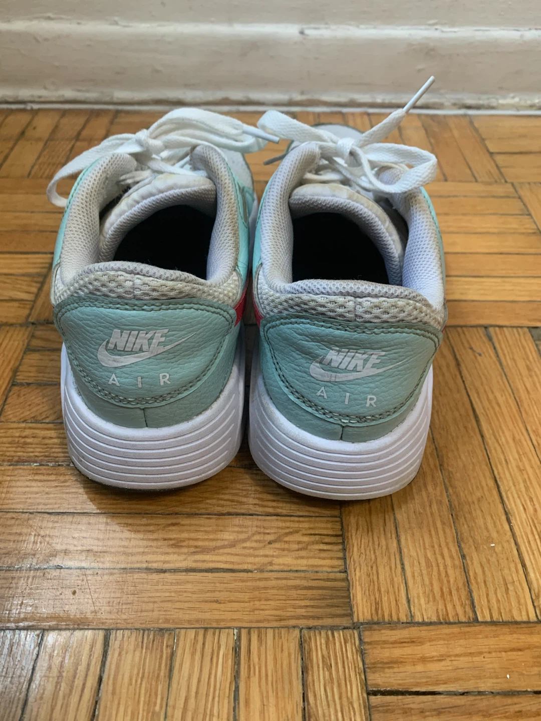 Nike Air Sneakers - Teal and Red - photo 4