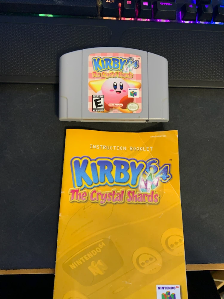 Nintendo 64 Kirby 64: The Crystal Shards Game Cartridge