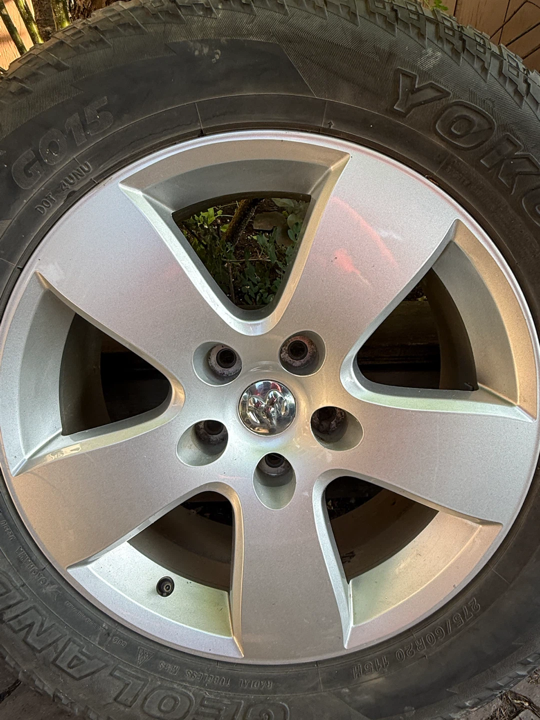 OEM Dodge Ram1500 Alloy Rims 5-Spoke 20”Silver Painted 2002-2018 - photo 3