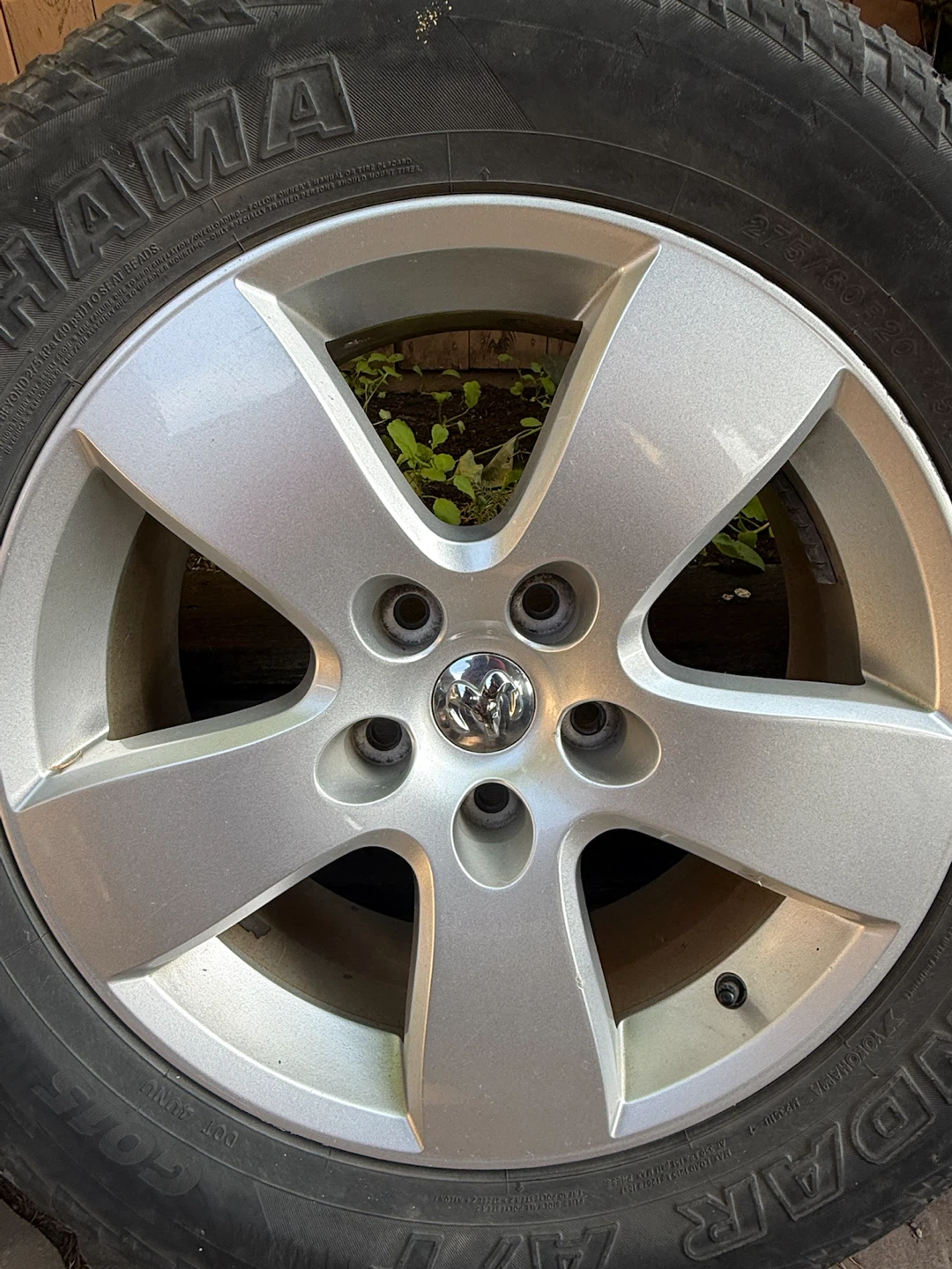 OEM Dodge Ram1500 Alloy Rims 5-Spoke 20”Silver Painted 2002-2018 - photo 4