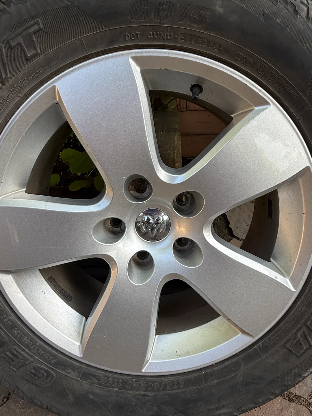 OEM Dodge Ram1500 Alloy Rims 5-Spoke 20”Silver Painted 2002-2018 - photo 5