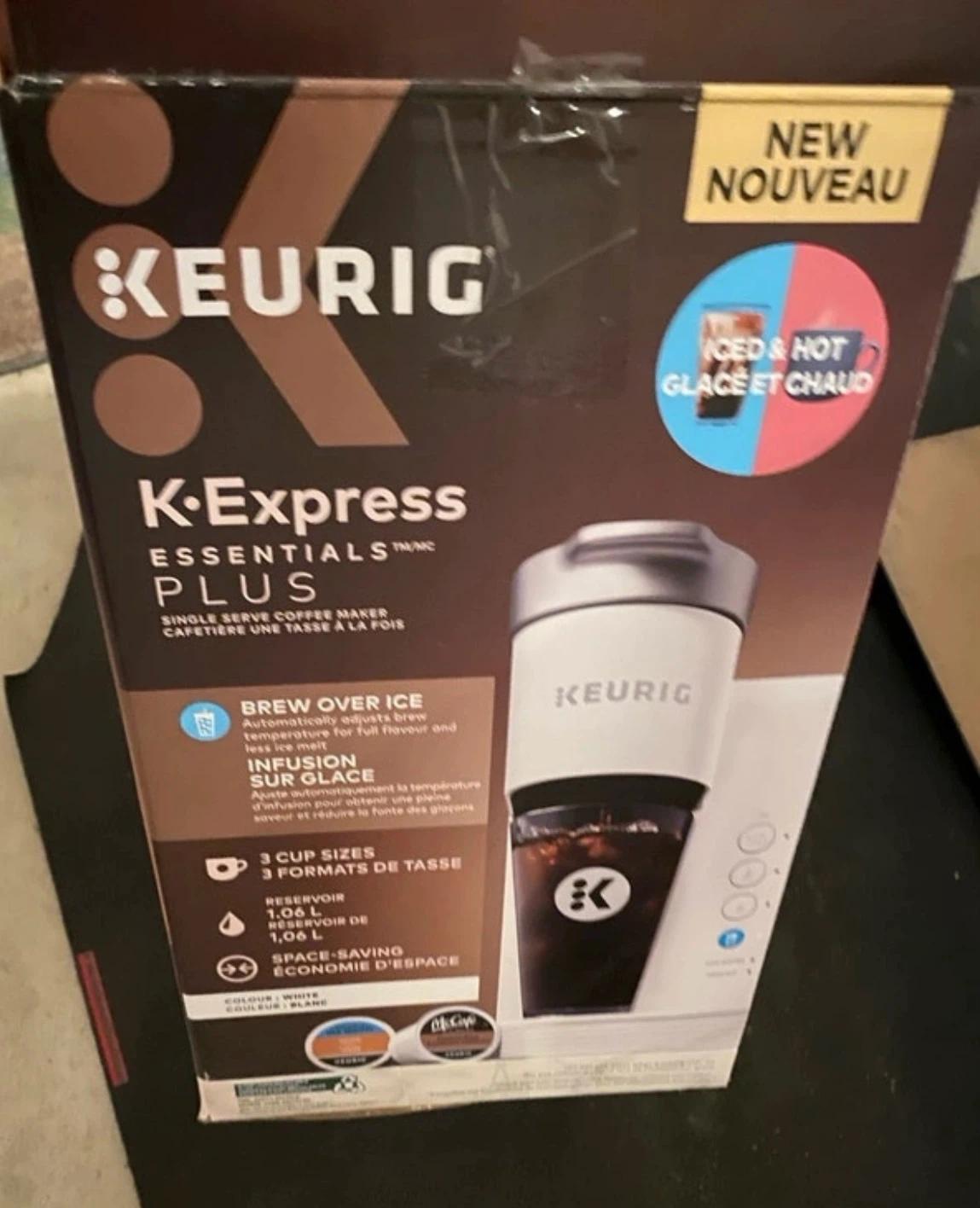 Keurig K-Express Essential Plus Coffee Machine (Hot or Cold)