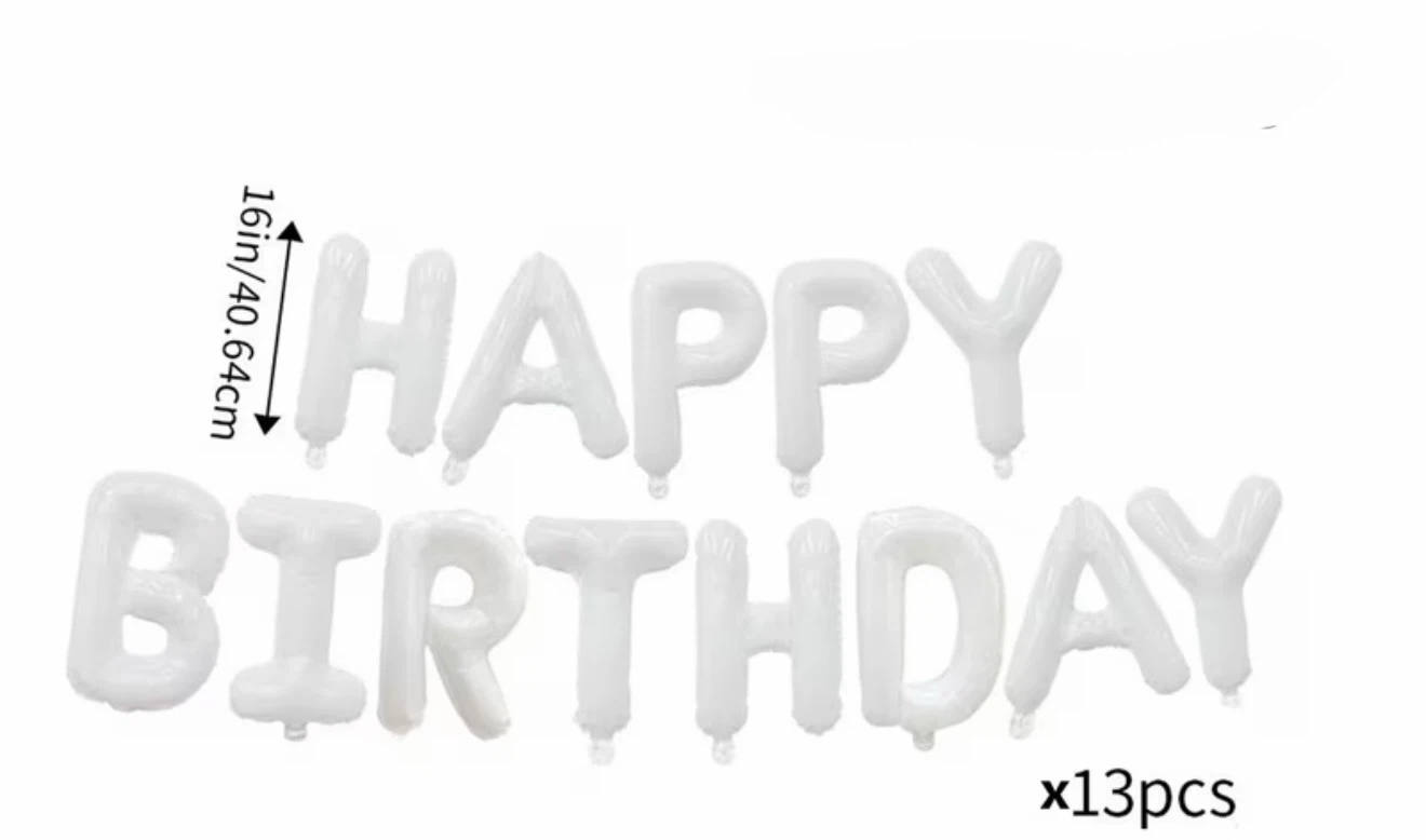 Birthday Balloons and Tablecloth Set - photo 3
