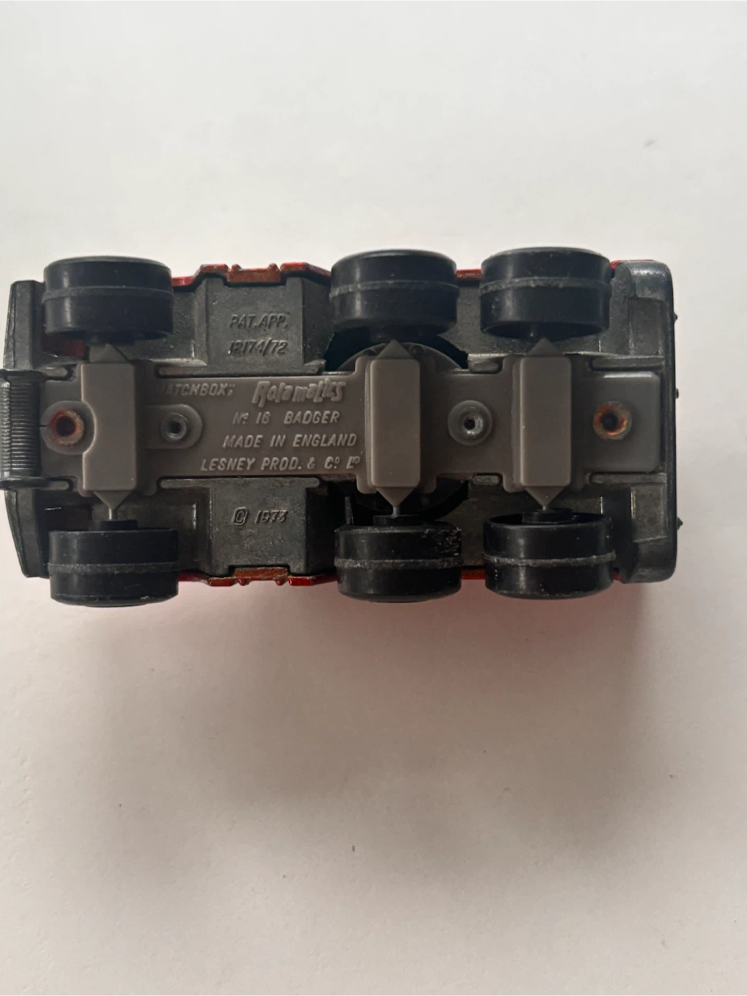 Matchbox Lesney Rolamatics Badger Radar Truck #16 - photo 4