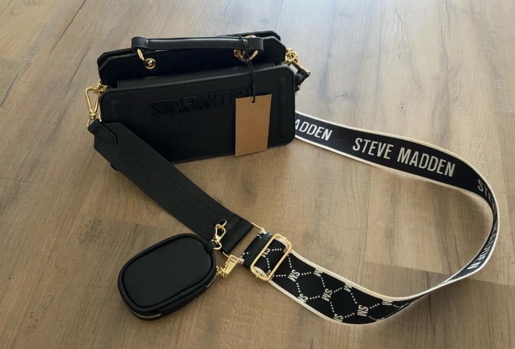 Steve Madden Black Studded Satchel Bags (both new) - photo 2