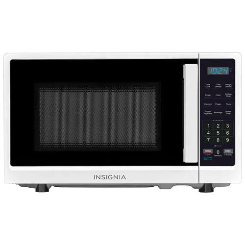 Insignia 0.7 Cu. Ft. Compact Microwave - White - photo 4